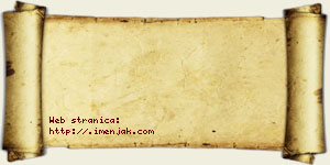 Živka Mandić vizit kartica